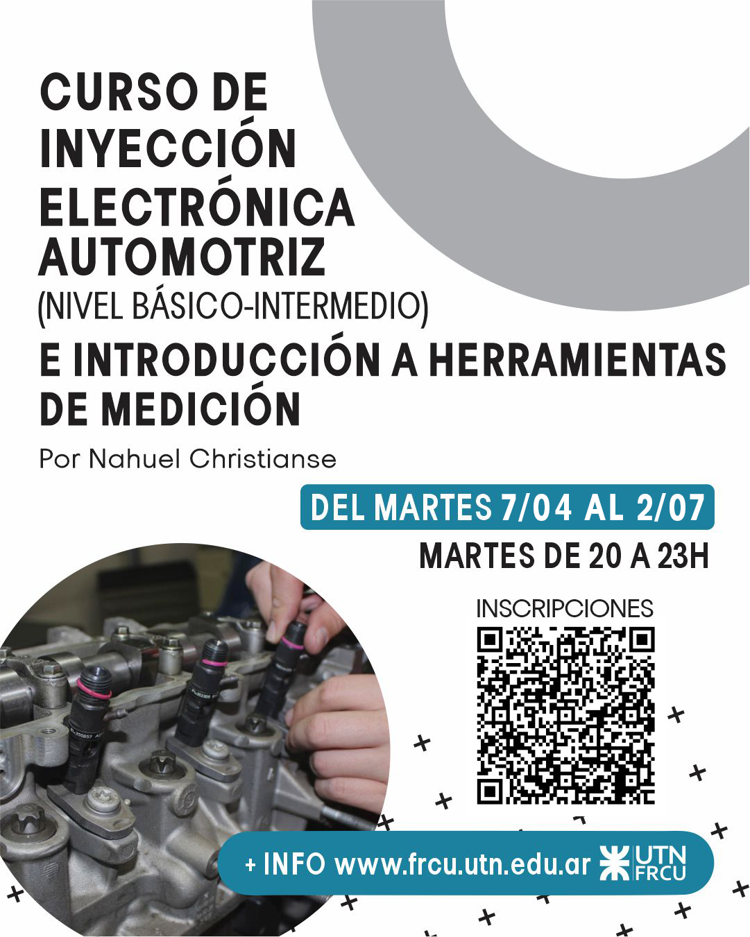Curso de Inyección Electrónica Automotriz (Nivel Básico-Intermedio) e Introducción a herramientas de medición